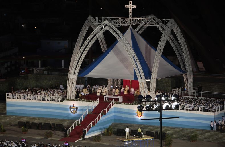 Santa Misa en Santiago de Cuba.