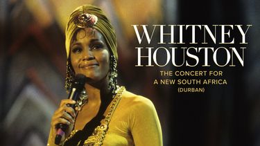Esta imagen de portada proporcionada por Sony Legacy Recordings muestra The Concert for a New South Africa (Durban) de Whitney Houston. (Sony Legacy Recordings via AP)