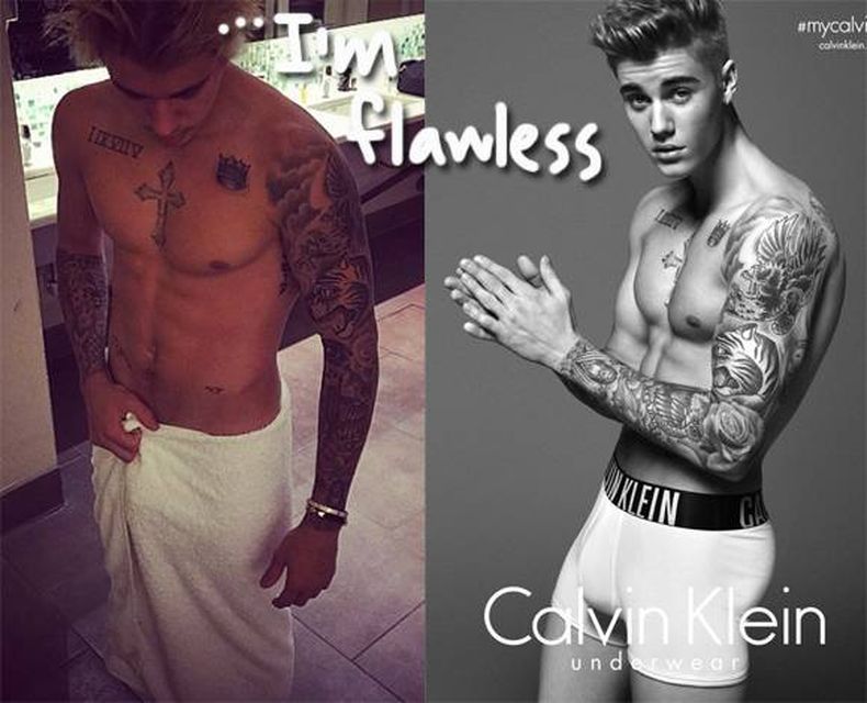 bieber justin calvin klein