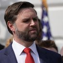 El vicepresidente estadounidense JD Vance en la Casa Blanca en Washington el 14 de abril del 2025. (AP foto/Alex Brandon)