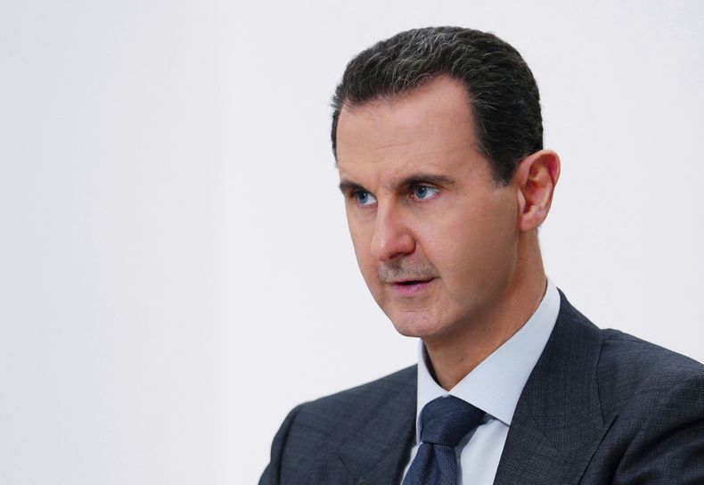 El presidente sirio Bashar Assad en Damasco. Foto proveida el 9 de noviembre de 2019 por la agencia de noticias siria SANA.. (SANA via AP)
