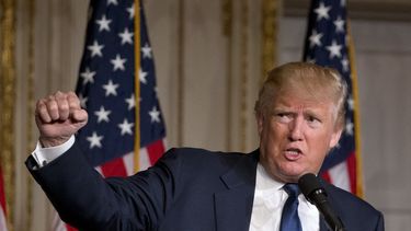 donald trump se centra en su plan de politica internacional