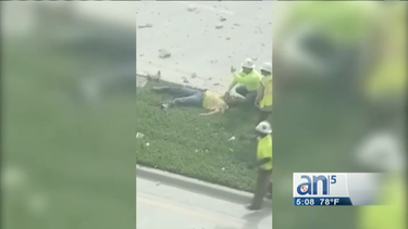 un dia despues del derrumbe: el edificio colapsado en miami beach cayo durante una demostraciona