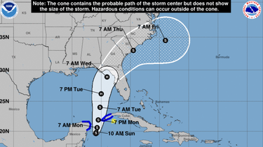 depresion tropical 10 se intensifica y podria transformarse en un huracan: florida y cuba bajo la trayectoria