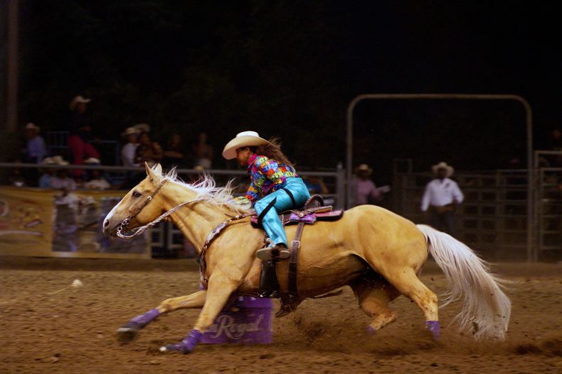 Esta imagen, difundida por Peacock, muestra una escena del documental High Horse: The Black Cowboy. (Troy Harvey/Peacock via AP)