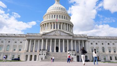 El Capitolio estadounidense en Washington el 3 de octubre del 2025. (AP foto/Mariam Zuhaib)