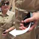 Lis Cuesta exhibe un celular de más de 1.000 dólares durante su visita oficial a China