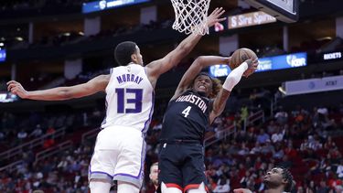 Murray mete 8 triples y Kings vencen 140-120 a Rockets