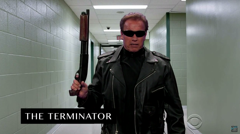 Arnold Acts Out His Films In 6 Minutes