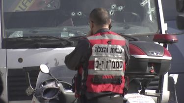 el brutal momento en el que un camion arrolla a soldados israelies en jerusalen