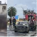Taxi queda calcinado tras incendio en La Habana y reaviva alerta por crisis del transporte en Cuba