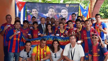 representante del barca oficializa penas de fanaticos en cuba