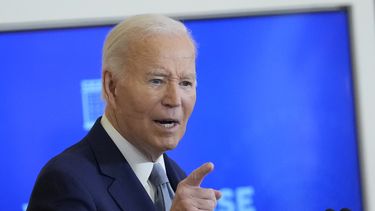 El presidente, Joe Biden, habla en una conferencia sobre investigación sobre salud de mujeres en la Casa Blanca, en la Sala Este de la Casa Blanca en Washington, el miércoles 11 de diciembre de 2024. (AP Foto/Susan Walsh)