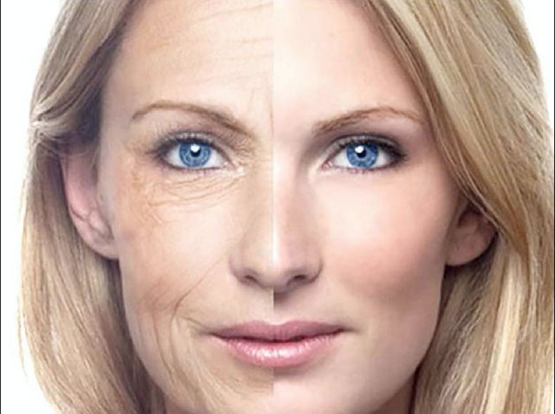 mujer joven mujer vieja