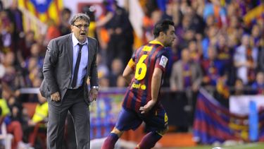 americateve | El t&eacute;cnico de Barcelona, Gerardo Martino, durante la final de la Copa del Rey frente a Real Madrid en Valencia el 16 de abril del 2014. Martino se culp&oacute; a s&iacute; mismo de la actuaci&oacute;n del equio y defendi&oacute; a su compatriota Li