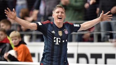 americateve | El jugador de Bayern Munich, Bastian Schweinsteiger, festeja un gol contra Mainz en la Bundesliga el s&aacute;bado, 22 de marzo de 2014, en Mainz, Alemania. (AP Photo/Martin Meissner)