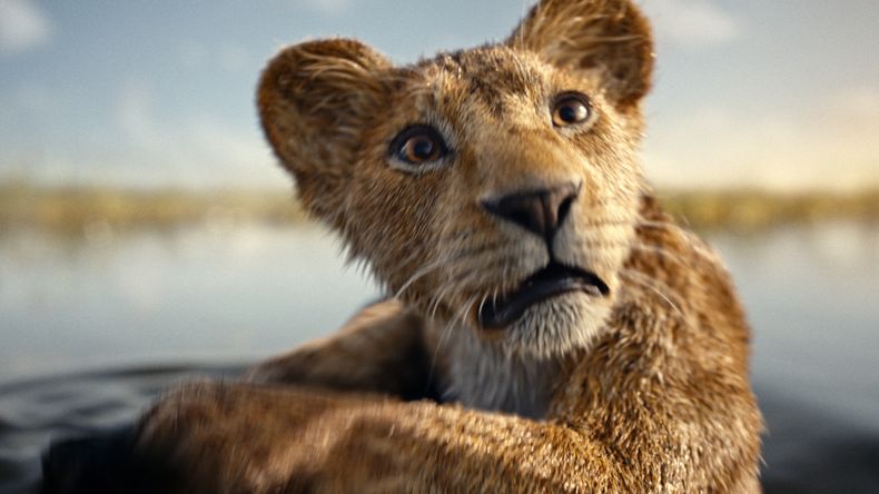 En esta imagen proporcionada por Disney, un joven Mufasa con la voz de Braelyn Rankins, en una escena de Mufasa: The Lion King (Mufasa, El Rey León). (Disney vía AP)