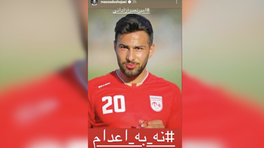 el regimen de iran condeno a muerte al futbolista amir nasr-azadani por participar en las protestas