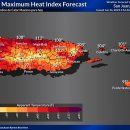 Calor excesivo y aguaceros aislados afectarán a distintas regiones de la isla