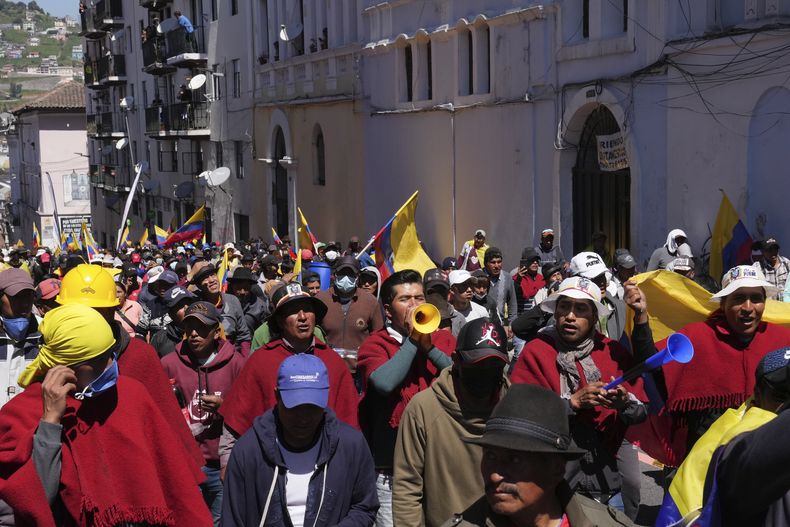 AMS-GEN ECUADOR-PROTESTAS