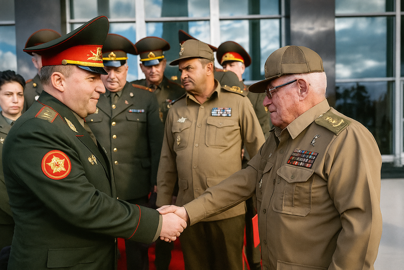 Militares cubanos Bielorusia