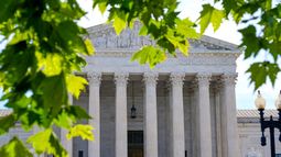 La sede de la Corte Suprema de Estados Unidos en Washington el 5 de junio del 2026. (AP foto/Mariam Zuhaib)
