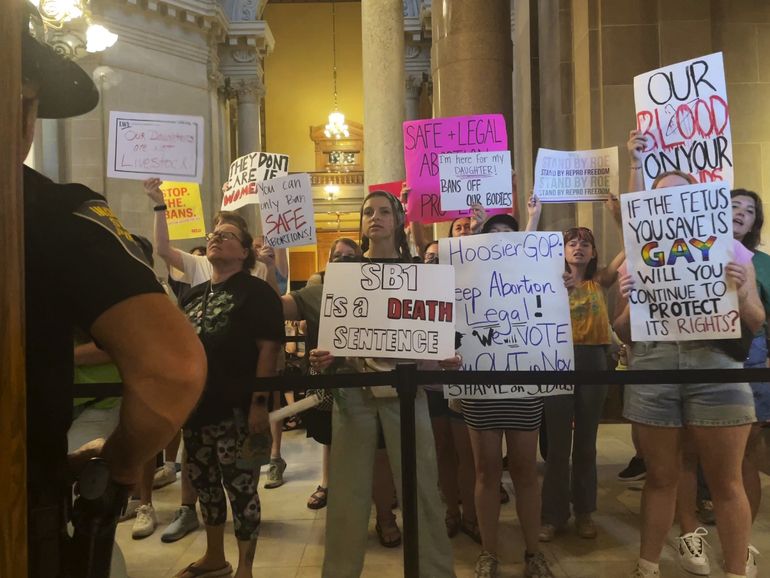 Indiana, 1er estado en aprobar prohibición al aborto