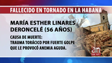 cuba da a conocer los nombres de los cuatro fallecidos por el tornado