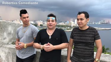 robertico habla con los promotores de el paquete