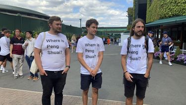 Wimbledon: Protesta en final por caso de Peng Shuai