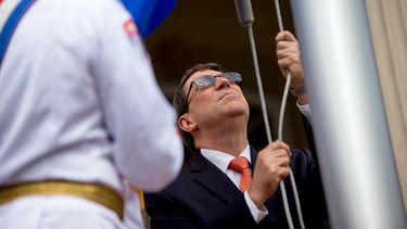 Bruno Rodríguez, canciller cubano, protagonizó un día histórico al encabezar la reapertura de la embajada de Cuba en Estados Unidos.