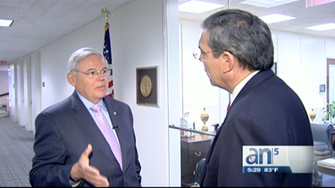 entrevista con el senador bob menendez