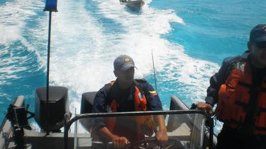 Armada colombiana en acción en el Golfo de Urabá.