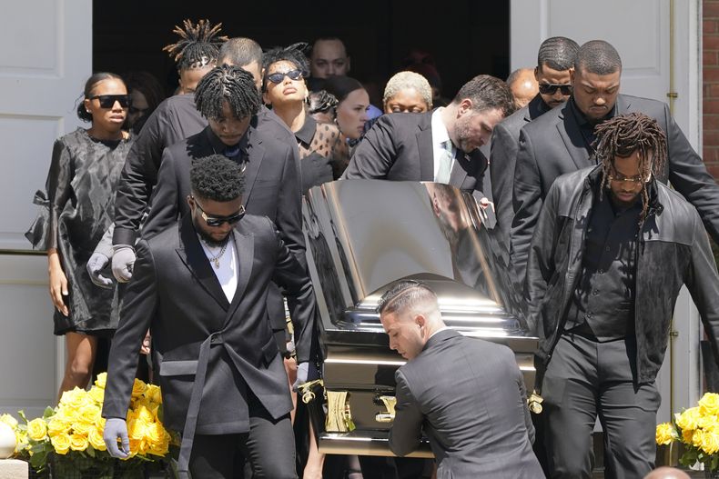DEP-NFL DWAYNE HASKINS-FUNERAL