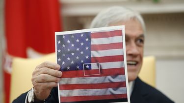 Trump recibe a presidente chileno en la Casa Blanca
