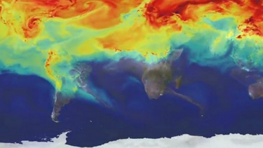 americateve | La NASA comprimió en un video de tres minutos la liberación de dióxido de carbono emanado en el mundo durante un año; los países del hemisferio norte, los más contaminantes