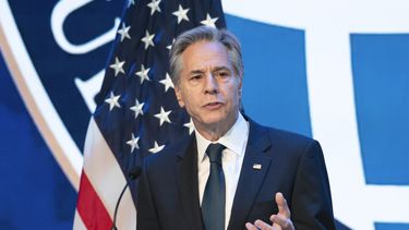 El secretario de Estado Antony Blinken en Arlington, Virginia, el 21 de noviembre del 2024. (AP foto/Jose Luis Magana)
