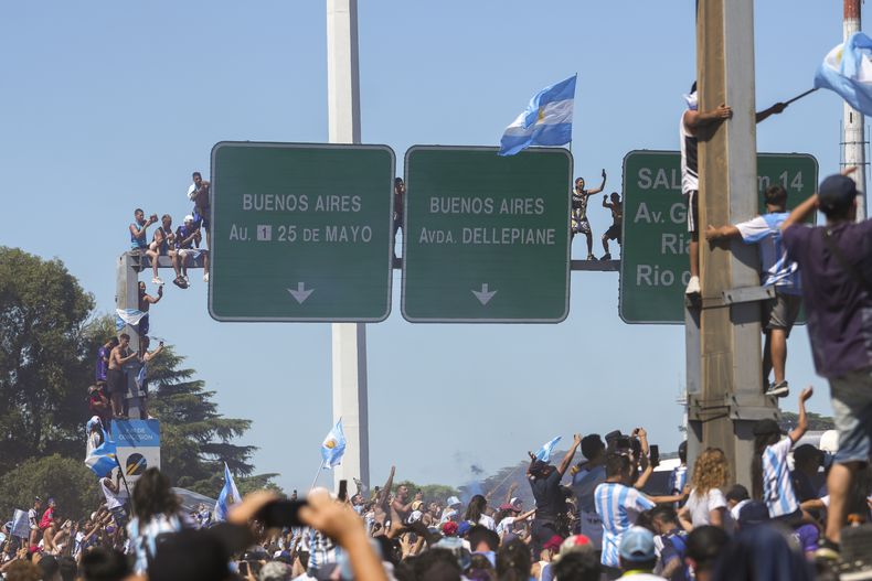 DEP-FUT MUNDIAL-ARGENTINA-REGRESO