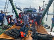 filipinas: 7 muertos y 120 rescatados en incendio en ferry