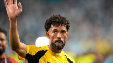 El arquero de Cabo Verde Vozinha tras la derrota 3-2 ante Argentina en los 16vos de final del Mundial, el viernes 3 de julio de 2026, en Miami Gardens, Florida. (AP Foto/Rebecca Blackwell)