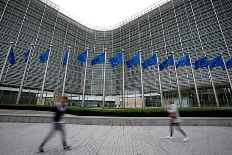 La sede de la Unión Europea en Bruselas, el 20 de septiembre del 2023. (AP foto/Virginia Mayo)
