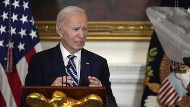 El presidente Joe Biden en una ceremonia en la Casa Blanca en Washington el 5 de enero del 2025. (AP foto/Manuel Balce Ceneta)