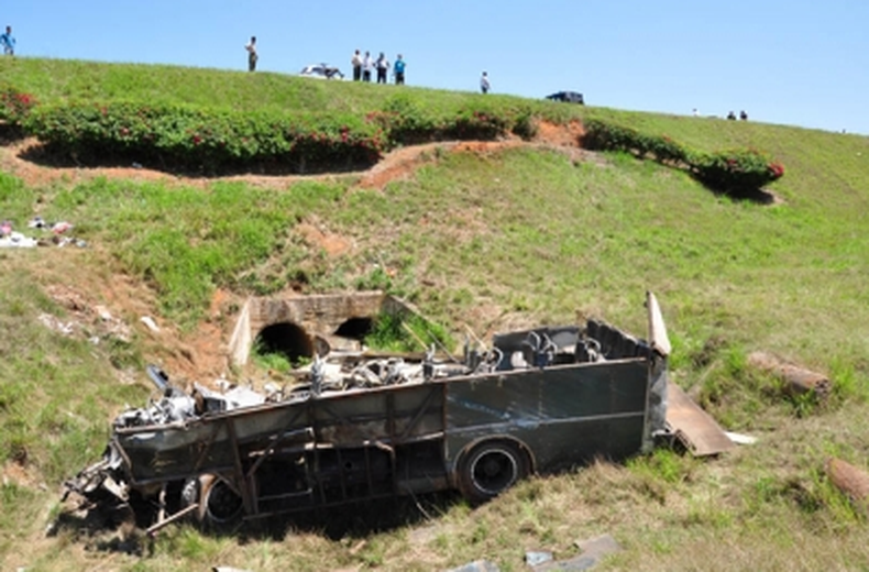 Un saldo de 41 lesionados es el resultado preliminar del accidente de tránsito ocurrido en la mañana de hoy en la carretera a Soroa, al volcarse el ómnibus de transporte obrero de ese centro turístico, ubicado en la provincia de Artemisa, en el occidente