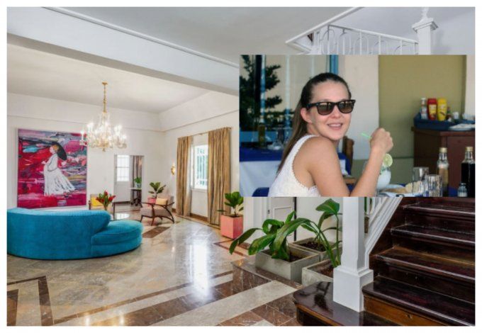 La mansión de lujo que renta la nieta de Raúl Castro,  Vilmita Rodríguez Castro  en La Habana