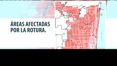 estado de emergencia en broward: una rotura dejo sin agua al condado