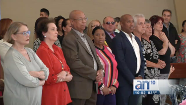 celebran misa en la  ermita de la caridad por los 15 anos de la muerte de celia cruz