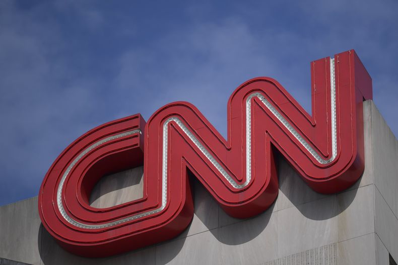 La sede de CNN en Atlanta el 21 de abril del 2022. (AP foto/Mike Stewart)