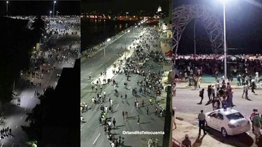 las aglomeraciones en el malecon de la habana durante el fin de semana generan polemica en las redes sociales