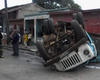 Reportan aparatoso accidente de un camión en plena calzada en el occidente de Cuba