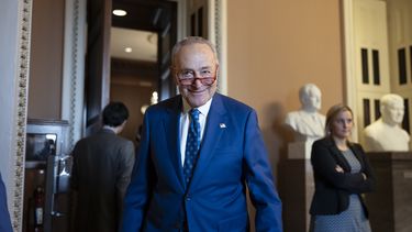 Bloque de senadores demócratas reelige a Schumer como líder